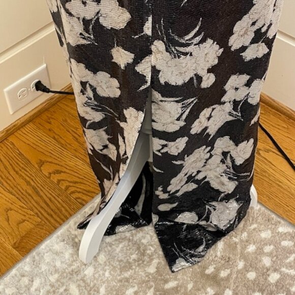 Lauren Ralph Lauren Sequin Floral Gown Formal Full Length Elegant 10 - Picture 8 of 12